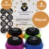 Vulpes Pets® PRO Praatknop Voor Honden - Dogbuttons - Laat Uw Huisdier Spreken - Hondenspeelgoed - Honden Training - Incl. E-Book & Trainingsstickers -Hondenspeelgoed Winkel 1007x1200