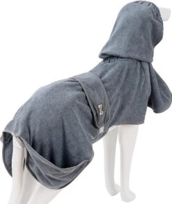 Super Absorberende Honden Badjas Grijs Maat L -Hondenspeelgoed Winkel 1012x1200