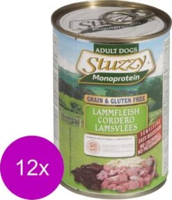 Stuzzy Blik Adult - Lam - Hondenvoer - 12 X 400 G -Hondenspeelgoed Winkel 1037x1200 2