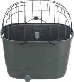 Trixie Fietsmand Voor Bagagedrager Met Draadkoepel Kunststof Grijs (46X36X47 CM) -Hondenspeelgoed Winkel 1086x1200 1