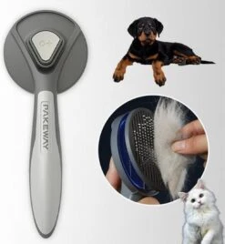 Merkloos Dierenborstel - Haarborstel Huisdieren - Borstel Voor Vacht Huisdier - Borstel Kat - Borstel Hond - Makkelijk Haar Verwijderen Met één Klik - Inclusief Speeltje - Kam Huisdier - Vachtverzorging - Massage -Hondenspeelgoed Winkel 1104x1200 1