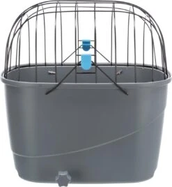 Trixie Fietsmand Voor Bagagedrager Met Draadkoepel Kunststof Grijs (46X36X47 CM) -Hondenspeelgoed Winkel 1105x1200 2