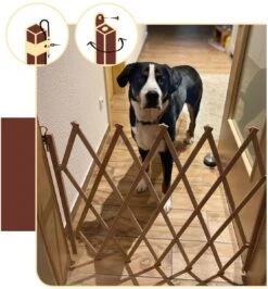 Merkloos Traphekje Voor Honden (vouwhekje / Schaarhekje / Harmonica Hekje) -Hondenspeelgoed Winkel 1113x1200 1
