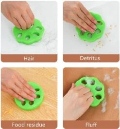 Merkloos Wasmachine Herbruikbare Haarverwijderaar - Huisdierhaar Verwijderaar - Anti Haren - Accessoires Wasmachine - Groen - 1 Stuks -Hondenspeelgoed Winkel 1121x1200