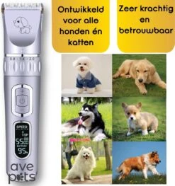 AVE Pets® Volledige Hondentondeuse Set Met Display - Draadloos Tondeuse - Scheerapparaat Voor Je Hond Of Kat - Huisdier Trimmer - Dierentondeuse - Dieren Verzorging 17 AVE Pets® Volledige Hondentondeuse Set Met Display - Draadloos Tondeuse - Scheerapparaat Voor Je Hond Of Kat - Huisdier Trimmer - Dierentondeuse - Dieren Verzorging -Hondenspeelgoed Winkel 1127x1200 2