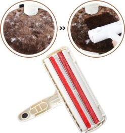 Merkloos Hoogwaardige Huisdierhaar Verwijderaar - Beste Oplossing Tegen Huisdierharen - Hondenhaar Verwijderaar - Kattenhaar Verwijderaar - Pluizenborstel - Haren Verwijderen - Ontharingsborstel - Haarvanger - Wit -Hondenspeelgoed Winkel 1127x1200