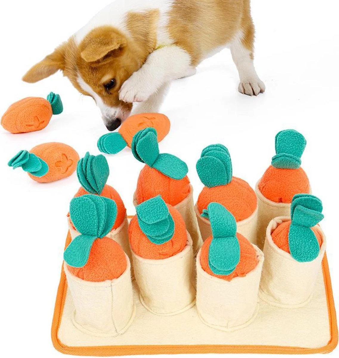 Premium Snuffelmat Voor Hond En Kat - Intelligentie Speelgoed - Snuffel Mat Puppy - IQ Hondenspeeltjes - Educatieve Training Huisdier - Snuffeltrainer Hondenpuzzel - Educatief Speelgoed - Vetalo 13 Premium Snuffelmat Voor Hond En Kat - Intelligentie Speelgoed - Snuffel Mat Puppy - IQ Hondenspeeltjes - Educatieve Training Huisdier - Snuffeltrainer Hondenpuzzel - Educatief Speelgoed - Vetalo - Afbeelding 11
