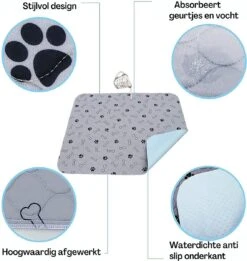 XXL Puppy Training Pad - Plasmat - Zwart - 104 X 104 Cm - Hondentoilet - Herbruikbaar - Wasbaar 14 XXL Puppy Training Pad - Plasmat - Zwart - 104 X 104 Cm - Hondentoilet - Herbruikbaar - Wasbaar -Hondenspeelgoed Winkel 1137x1200