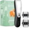 Essential Goods Professionele Hondentondeuse – Hondentrimmer - Draadloos – Opzet Kammen – Dik/Dunne Vacht - Honden/Katten - Zwart/Zilver -Hondenspeelgoed Winkel 1143x1200 1