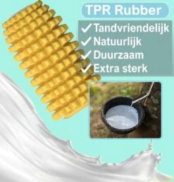 Merkloos Corn Dog Toothbrush - Honden Speelgoed - Hondenspeelgoed - Honden Tandenborstel - Gezond Dieet - Hondenspeeltje - Honden Speelgoed Intelligentie -Hondenspeelgoed Winkel 1144x1200 2