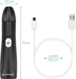 Navaris Elektrische Nagelvijl Voor Huisdieren - Met Diamanten Vijlkop - Voor Honden, Katten En Konijnen - Ook Voor Vogelsnavels - Draadloos -Hondenspeelgoed Winkel 1149x1200 2