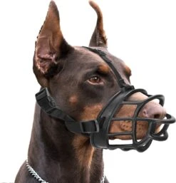 Nobleza Muilkorf Hond - Snuitomtrek 33 - Maat L - Zwart