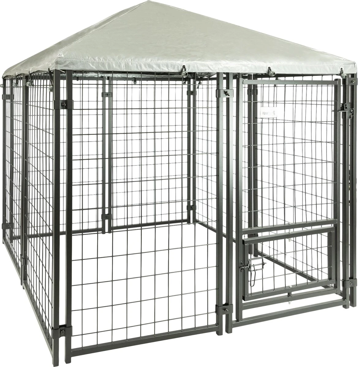 MaxxPet Hondenkennel - Hondenkennel Met Afneembaar Dak - Geschikt Voor Buiten En Binnen - 142 X 142 X 153 Cm 3 MaxxPet Hondenkennel - Hondenkennel Met Afneembaar Dak - Geschikt Voor Buiten En Binnen - 142 X 142 X 153 Cm