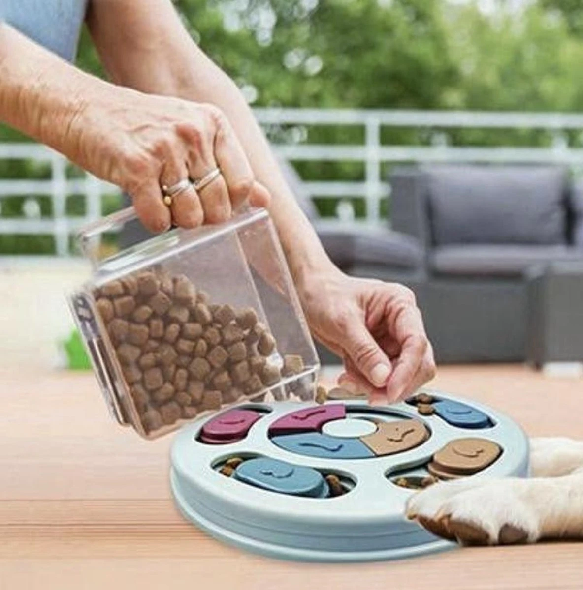 Joyha Honden Puzzel Met Gratis Hondenkam | Speelgoed | Speeltjes | Slow Feeder | Intelligentie | Denkspelletje | Puppyspeelgoed | Anti Schrokbak | Interactieve | Langzame Voerbak | Dog Puzzle | Hondenpuzzel 7 Joyha Honden Puzzel Met Gratis Hondenkam | Speelgoed | Speeltjes | Slow Feeder | Intelligentie | Denkspelletje | Puppyspeelgoed | Anti Schrokbak | Interactieve | Langzame Voerbak | Dog Puzzle | Hondenpuzzel - Afbeelding 5