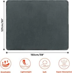 Hondendeken, Fleece, Waterdicht, Wasbaar, Hondenmat, Huisdier, Warme Zachte Deken Voor Hondendeken, Kattendeken, Deken Voor Katten En Honden, Waterdichte Deken Voor Bank, Bed, 150 X 127 Cm 11 Hondendeken, Fleece, Waterdicht, Wasbaar, Hondenmat, Huisdier, Warme Zachte Deken Voor Hondendeken, Kattendeken, Deken Voor Katten En Honden, Waterdichte Deken Voor Bank, Bed, 150 X 127 Cm -Hondenspeelgoed Winkel 1185x1200 5