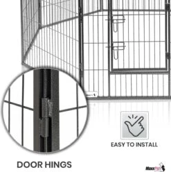 MaxxPet Puppyren - Hondenbench - Hondenren- Puppyren Met 8 Kennelpanelen - Staal -80 X 80 Cm Ø 210 Cm 17 MaxxPet Puppyren - Hondenbench - Hondenren- Puppyren Met 8 Kennelpanelen - Staal -80 X 80 Cm Ø 210 Cm -Hondenspeelgoed Winkel 1194x1200 8