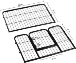 Merkloos Topmast Premium Puppyren - 80 Cm Hoog - 640 Cm Omtrek - Hondenren - Hondenhok - Antraciet 13 Merkloos Topmast Premium Puppyren - 80 Cm Hoog - 640 Cm Omtrek - Hondenren - Hondenhok - Antraciet -Hondenspeelgoed Winkel 1200x1002 1
