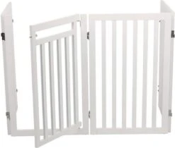 Trixie Hondenhek Met Deur Wit - 60-160 X 81 CM -Hondenspeelgoed Winkel 1200x1021 3