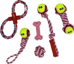 Honden Speelgoed - Puppy Speelgoed - 11 Stuks - Roze - 1 Speeltje Gratis - Honden Knuffel - Trektouw - Honden Speeltjes -Hondenspeelgoed Winkel 1200x1033