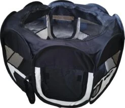 Dailyibed Opvouwbare Puppyren - Zwart - 115x115x58 Cm - Incl. Draagtas - Incl. Voederbak -Hondenspeelgoed Winkel 1200x1037 2