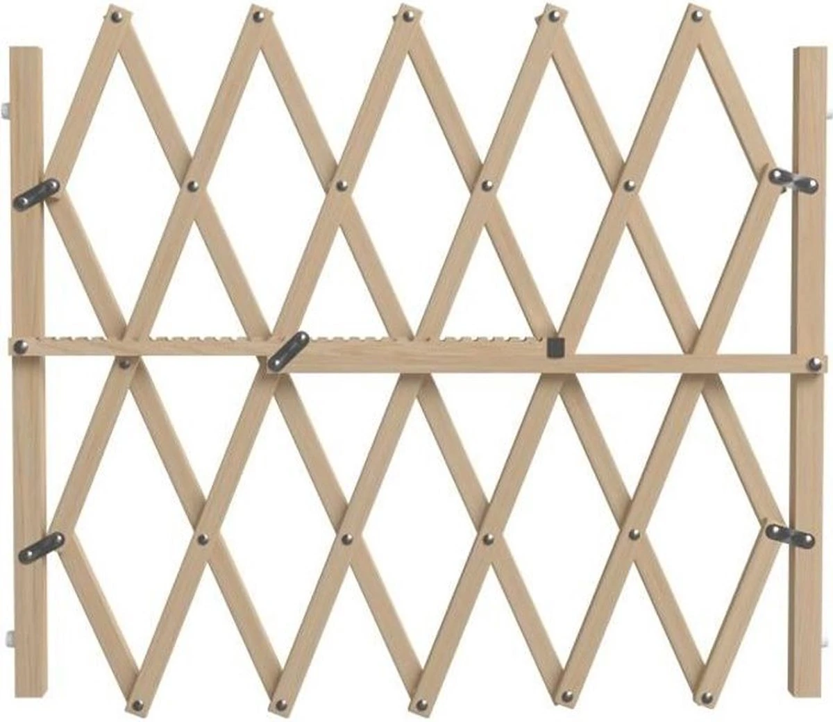 Merkloos PressFix Deurhekje Uitklapbaahekje 65-104cm 3 Merkloos PressFix Deurhekje Uitklapbaahekje 65-104cm