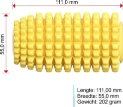 Merkloos Corn Dog Toothbrush - Honden Speelgoed - Hondenspeelgoed - Honden Tandenborstel - Gezond Dieet - Hondenspeeltje - Honden Speelgoed Intelligentie -Hondenspeelgoed Winkel 1200x1042 1