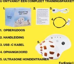Merkloos Ultrasone Hondentrainer - Anti Blafapparaat | Anti Blaf Apparaat | Anti Blafband | Dierendag | Trainer | Design | Schelp | Retro | Blafband Voor Honden -Hondenspeelgoed Winkel 1200x1046