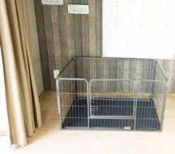 MaxxPet Puppyren - Hondenbench - Puppykennel - Hondenren - 125 X 78 X 80 Cm - Zwart 15 MaxxPet Puppyren - Hondenbench - Puppykennel - Hondenren - 125 X 78 X 80 Cm - Zwart -Hondenspeelgoed Winkel 1200x1052