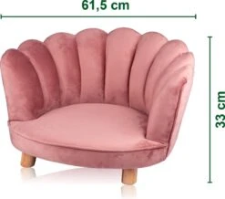 Maxxpro Katten- En Hondenstoel - Roze - Verhoogd Met Houten Poten - Fluweel Materiaal - 61.5 X 52 X 33 CM - Huisdieren Tot 80 KG -Hondenspeelgoed Winkel 1200x1057 1