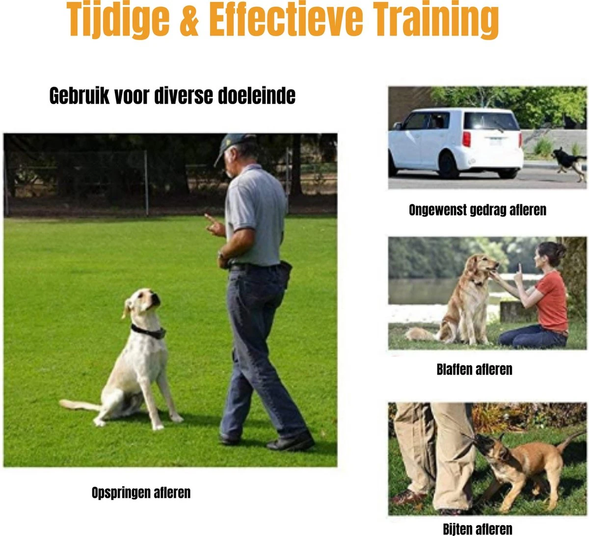 W&Z® Anti Blafband Inclusief Afstandsbediening- 3-60KG - Diervriendelijk - Zonder Schok - Vibratie/Audio/Licht - Anti Blaf Band - Water Bestendig 9 W&Z® Anti Blafband Inclusief Afstandsbediening- 3-60KG - Diervriendelijk - Zonder Schok - Vibratie/Audio/Licht - Anti Blaf Band - Water Bestendig - Afbeelding 7