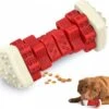 3-in-1 Hondenkauwbot - Gebitsverzorging - IQ Training - Voedsel Afgifte Functie - Geometrisch Ontwerp - Duurzaam & Milieuvriendelijk - Kauwbot - Honden - Hondenbot - Rood -Hondenspeelgoed Winkel 1200x1093 2