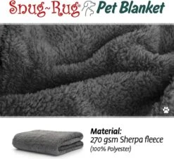 Snug-Rug Huisdier Deken Voor Honden En Katten – Small Slate Grey Kattendeken Hondendeken – Vetbed Hond Bench Bank Fleece Kat Dierendeken Kattendekentjes Kattendekentje Dierenmat Hondenmat Plaid Kattendekens Kattenplaid -Hondenspeelgoed Winkel 1200x1099 1