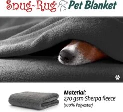 Snug-Rug Huisdier Deken Voor Honden En Katten – Small Slate Grey Kattendeken Hondendeken – Vetbed Hond Bench Bank Fleece Kat Dierendeken Kattendekentjes Kattendekentje Dierenmat Hondenmat Plaid Kattendekens Kattenplaid -Hondenspeelgoed Winkel 1200x1099 2