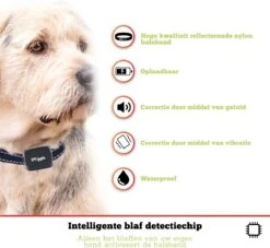 Doggie™ Anti Blafband Voor Kleine Honden - OPLAADBAAR - Vibratie én Geluid -Hondenspeelgoed Winkel 1200x1104