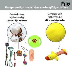 Filo Honden Speelgoed Set 14 Stuks - Hondenspeeltjes Knuffel - Hondenbal - Flostouw - Bot - Frisbee - Hondentouw - Hondenspeelgoed Intelligentie - Kauwspeelgoed Hond En Puppy - Bijtspeelgoed Hondenknuffel - Hondenspeeltje Met Piep 14 Filo Honden Speelgoed Set 14 Stuks - Hondenspeeltjes Knuffel - Hondenbal - Flostouw - Bot - Frisbee - Hondentouw - Hondenspeelgoed Intelligentie - Kauwspeelgoed Hond En Puppy - Bijtspeelgoed Hondenknuffel - Hondenspeeltje Met Piep -Hondenspeelgoed Winkel 1200x1114 7