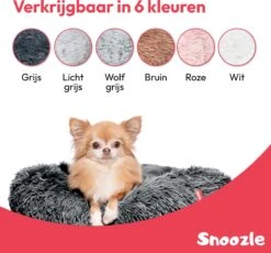 Snoozle Donut Hondenmand - Zacht En Luxe Hondenkussen - Wasbaar - Fluffy - Hondenmanden - 50cm - Grijs 18 Snoozle Donut Hondenmand - Zacht En Luxe Hondenkussen - Wasbaar - Fluffy - Hondenmanden - 50cm - Grijs -Hondenspeelgoed Winkel 1200x1118 3