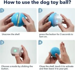 Cheerble Wicked Ball W1| Blauw| Zelf Rollende Bal Voor Honden | 3 Automatische Speelmodi | Interactief En Intelligentie Hondenspeelgoed | Hondenspeeltje| USB Oplaadbaar 14 Cheerble Wicked Ball W1| Blauw| Zelf Rollende Bal Voor Honden | 3 Automatische Speelmodi | Interactief En Intelligentie Hondenspeelgoed | Hondenspeeltje| USB Oplaadbaar -Hondenspeelgoed Winkel 1200x1125 3