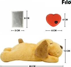 Filo Hondenknuffel Met Hartslag En Warmtebron - Hartslagknuffel Hondenspeelgoed Snuggle Puppy - Knuffel Met Hartslag - Heartbeat Knuffel Hond -Hondenspeelgoed Winkel 1200x1139 6