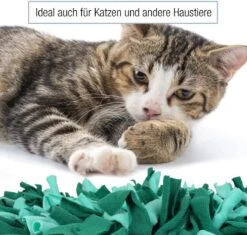 Bella & Balu Snuffelmat Voor Honden (45 X 30 Cm) - Het Snuffelmatten Dient Als Interactief Zoekspel, Bevordert Het Natuurlijk Zoeken Naar Voedsel En Traint De Reukzin Van Uw Hond (Groen) -Hondenspeelgoed Winkel 1200x1142 4