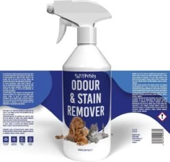 Petsly Odour & Stain Remover - Geurverwijderaars - Urine Vlekken Verwijderen Urinegeur Verwijderen Met Plantaardige Enzymen - 1L -Hondenspeelgoed Winkel 1200x1145 2