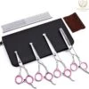 Professionele Hondenscharen Set - Extra Veilige Grooming Set - Trimscharen Voor Honden - Knipschaar - Effileerschaar / Uitdunschaar - Gebogen Schaar Met Ronde Punt - Precisieschaar - Hondenverzorging - Inclusief Kam, 2 Haarclips En Luxe Opbergdoos -Hondenspeelgoed Winkel 1200x1146 5
