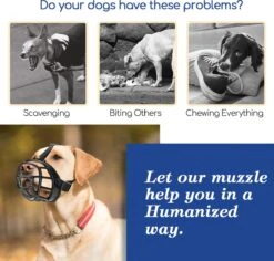 Nobleza Muilkorf Hond - Snuitomtrek 33 - Maat L - Zwart 15 Nobleza Muilkorf Hond - Snuitomtrek 33 - Maat L - Zwart -Hondenspeelgoed Winkel 1200x1147 3