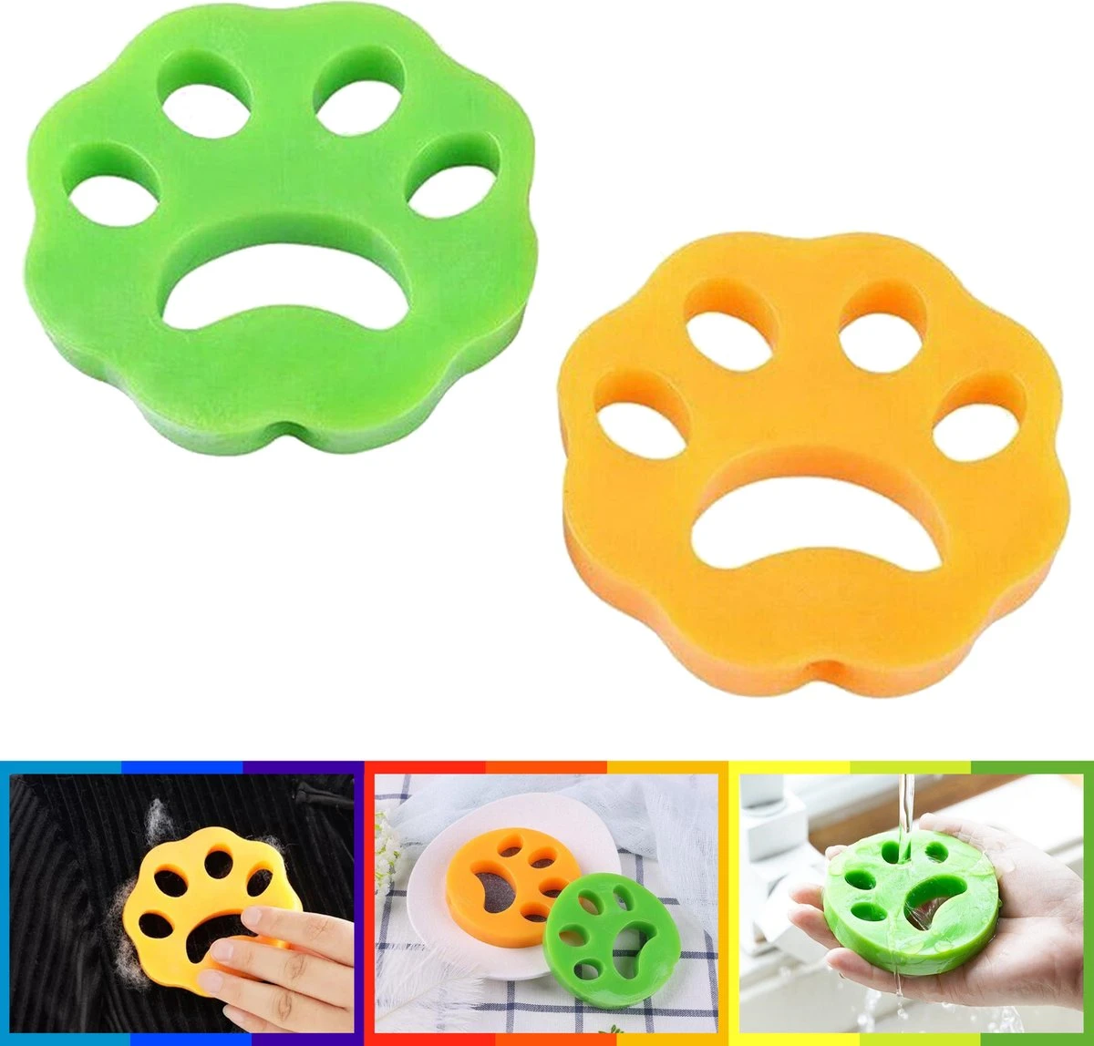 Merkloos Wasmachine Onthaarder - Dierenhaar Verwijderen - Hondenhaar Ontpluizen - Ontpluizer - Pluizen Verwijderaar - Wasmachineaccessoires 3 Merkloos Wasmachine Onthaarder - Dierenhaar Verwijderen - Hondenhaar Ontpluizen - Ontpluizer - Pluizen Verwijderaar - Wasmachineaccessoires