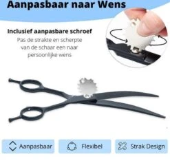 Petsify - Professionele 8-delige Huisdier Knipset - Effileerschaar Hond - Kam Hond - Schaar Hond - Katten Kam - Hondenschaar - Trimschaar Voor Honden - Kapperset - Zwart -Hondenspeelgoed Winkel 1200x1152 2