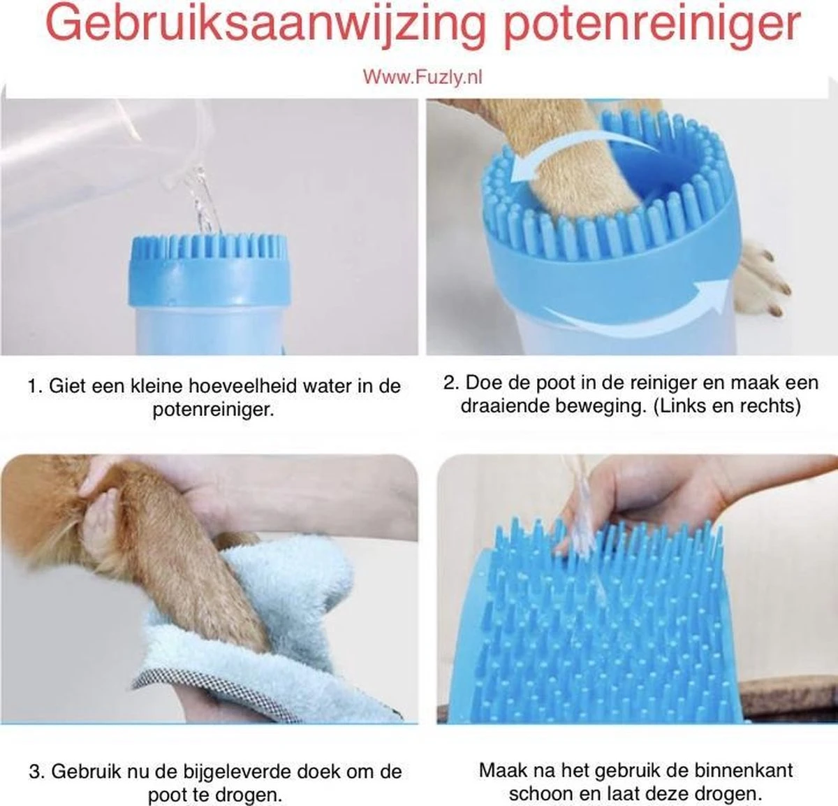 Fuzly- 2 In 1 Hondenpoten Reiniger + Handdoek - Hondenborstel - Borstel Hond / Kat - Hondenpoot Reiniger - Huisdier Poot Wassen - Borstel - Hondenverzorging - Verzorging Hond - Honden Wassen - Schoonmaak Borstel - Kattenborstel - Groen 4 Fuzly- 2 In 1 Hondenpoten Reiniger + Handdoek - Hondenborstel - Borstel Hond / Kat - Hondenpoot Reiniger - Huisdier Poot Wassen - Borstel - Hondenverzorging - Verzorging Hond - Honden Wassen - Schoonmaak Borstel - Kattenborstel - Groen - Afbeelding 2
