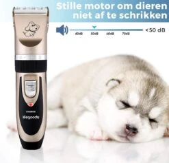 LifeGoods Hondentondeuse - Voor Katten En Honden - Complete Set - 5 Standen - Draadloos - Oplaadbaar - Goud/Zwart -Hondenspeelgoed Winkel 1200x1153 3