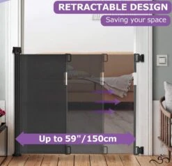 Caedentes - Hondenhek – Inrolbaar – Dierenhek -tot 150cm Uitrolbaar – Zwart 10 Caedentes - Hondenhek – Inrolbaar – Dierenhek -tot 150cm Uitrolbaar – Zwart -Hondenspeelgoed Winkel 1200x1154 4