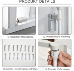 PawHut Afschermhek Voor Honden Veiligheidshek Hondenhek 3 Elementen Kunststof Wit D06-100V01 20 PawHut Afschermhek Voor Honden Veiligheidshek Hondenhek 3 Elementen Kunststof Wit D06-100V01 -Hondenspeelgoed Winkel 1200x1156 9