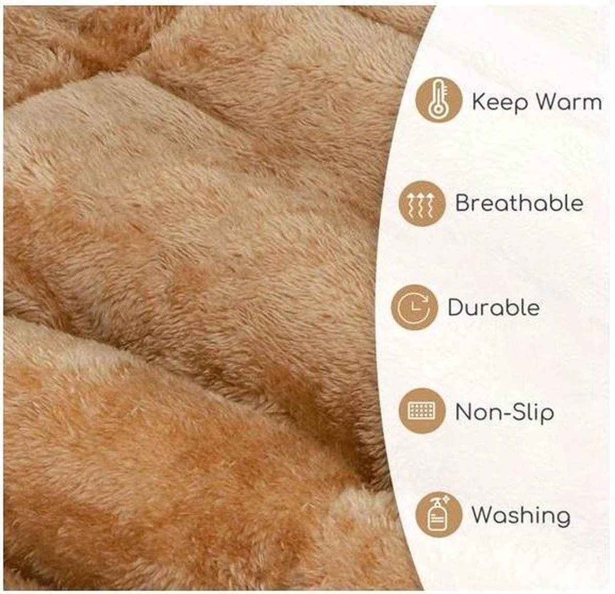 Nobleza Benchkussen - Dierenkussen - Hondenkussen - Kattenkussen - Benchmat - Dierenmat - Hondenmat - Kattenmat - Bruin - Maat S 8 Nobleza Benchkussen - Dierenkussen - Hondenkussen - Kattenkussen - Benchmat - Dierenmat - Hondenmat - Kattenmat - Bruin - Maat S - Afbeelding 6