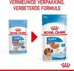 Royal Canin Shn Medium Puppy Pouch - Hondenvoer - 10 X 140 G 32 Royal Canin Shn Medium Puppy Pouch - Hondenvoer - 10 X 140 G -Hondenspeelgoed Winkel 1200x1159 12